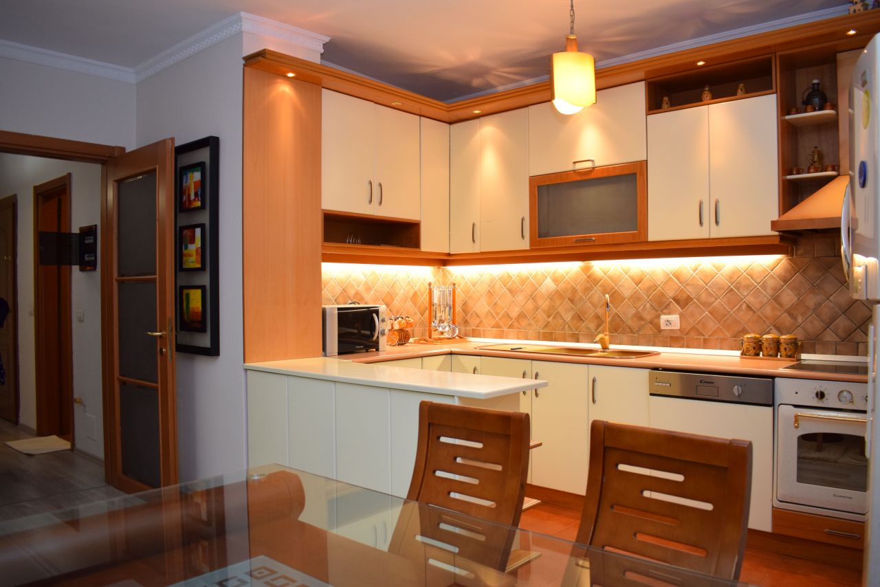 Three Bedrooms Apartment in Tirana for Rent 
