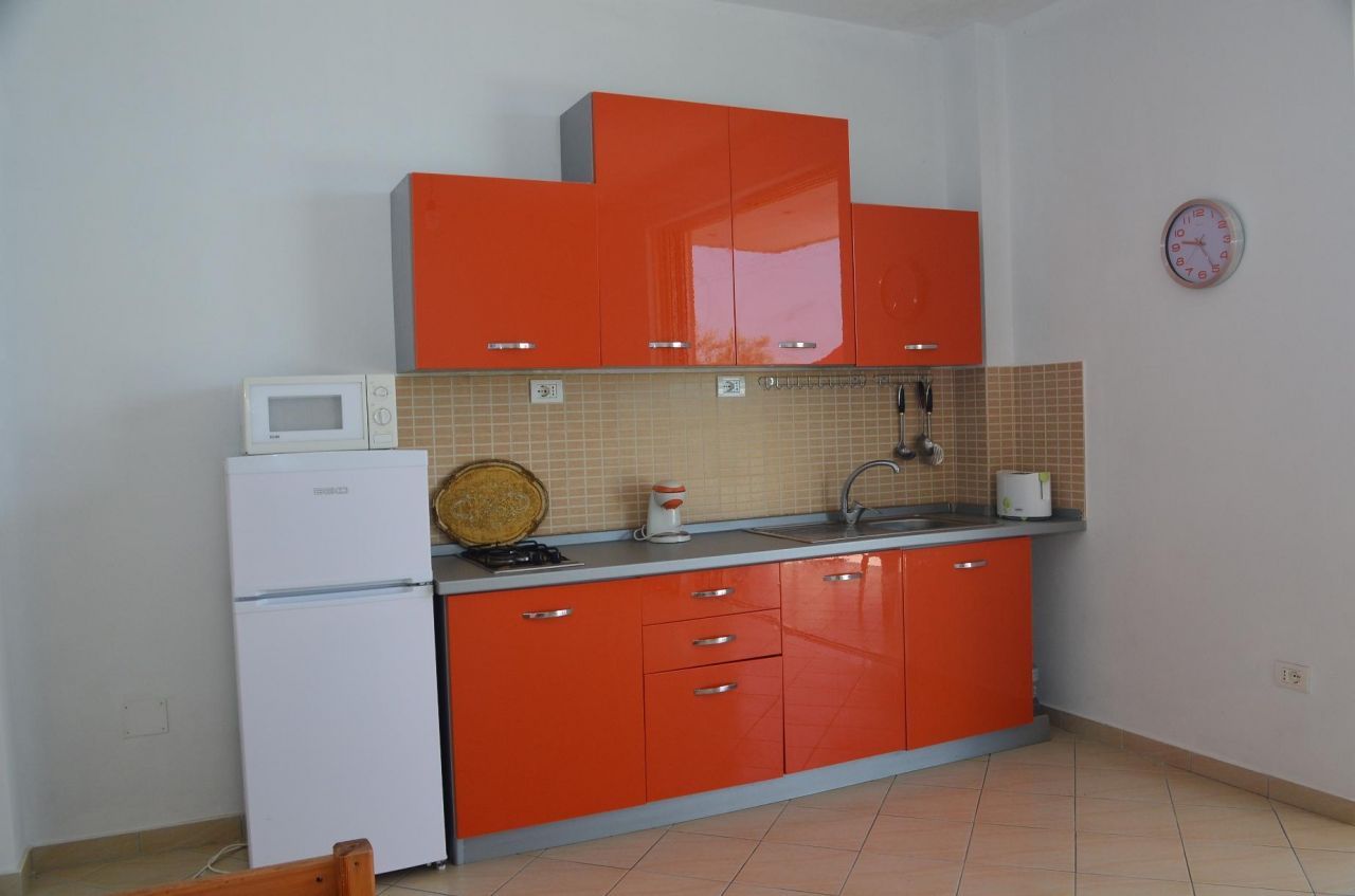 Nyaraló apartmanok Borsh-ban, Saranda. Albánia déli részén – apartman kiadó – 55m2