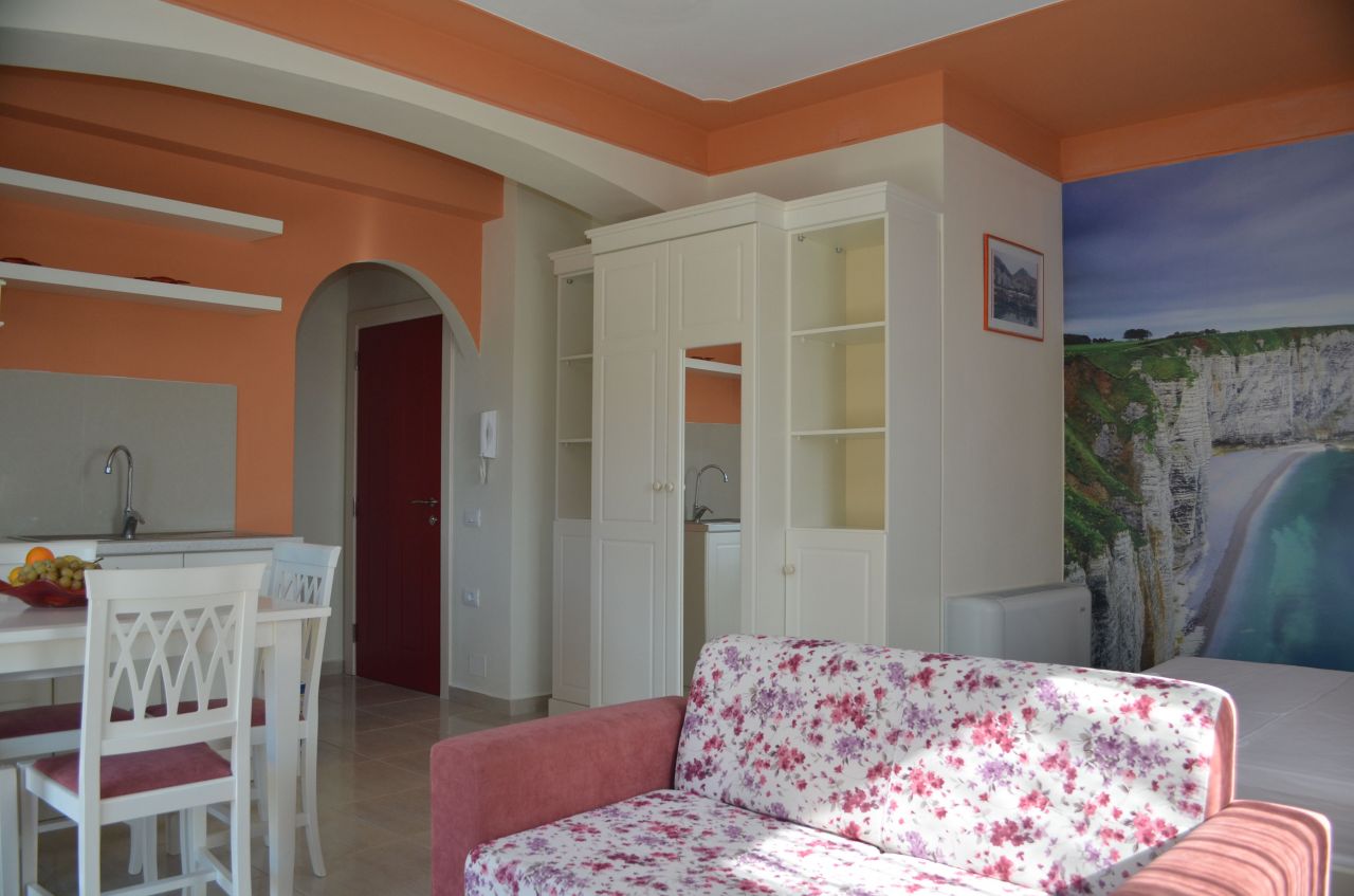 Holiday Villa Apartments for rent with pool in Borsh, Saranda, Albania