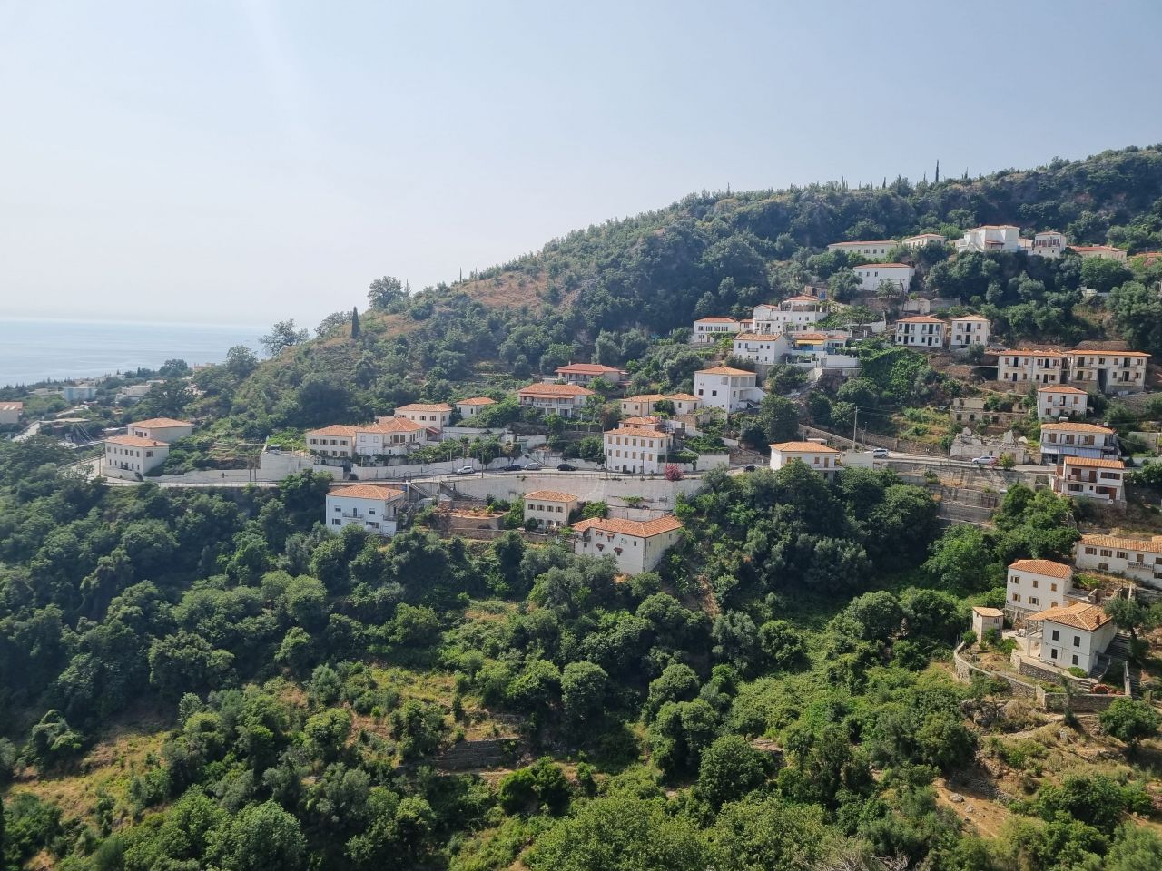 Продажа виллы в Drymades Недвижимость в Дерми Албания