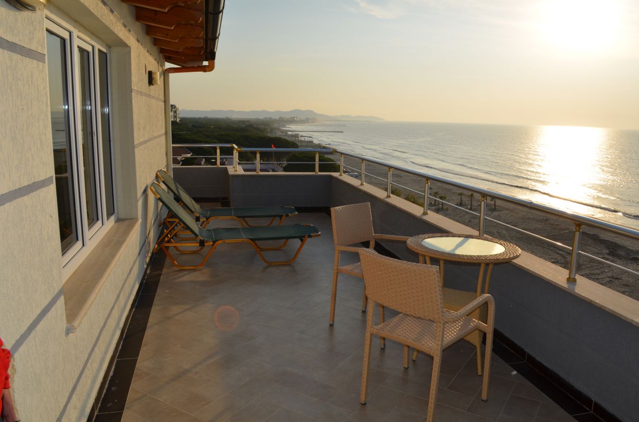 Rent Holiday Apartments in Albania, Durres. Frontline Apartment in Durres Next to the Sea.