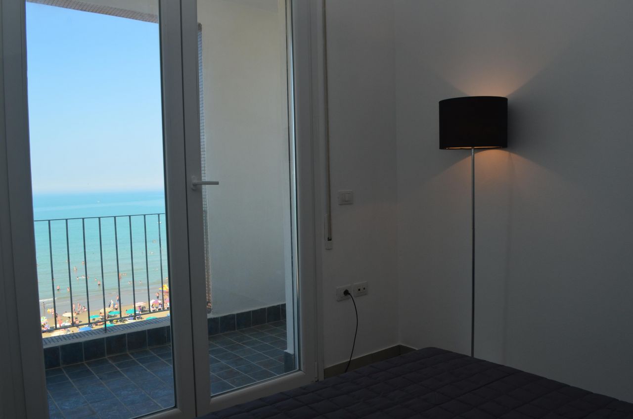 Квартира для отдыха с видом на море в аренду в Дурресе