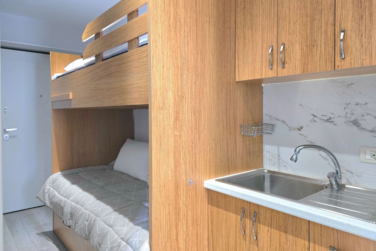 Albania Holiday Apartment For Rent In Durres Beachfront With Two Bedrooms For Five People