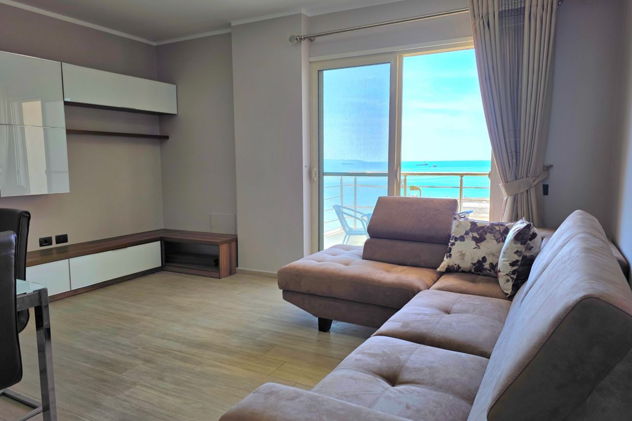 Albania Holiday Apartment For Rent In Durres Beachfront With Two Bedrooms For Five People