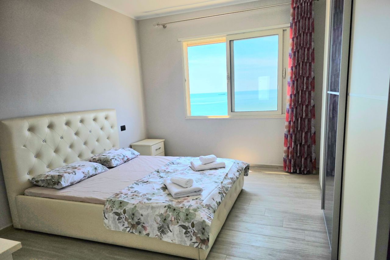Albania Holiday Apartment For Rent In Durres Beachfront With Two Bedrooms For Five People