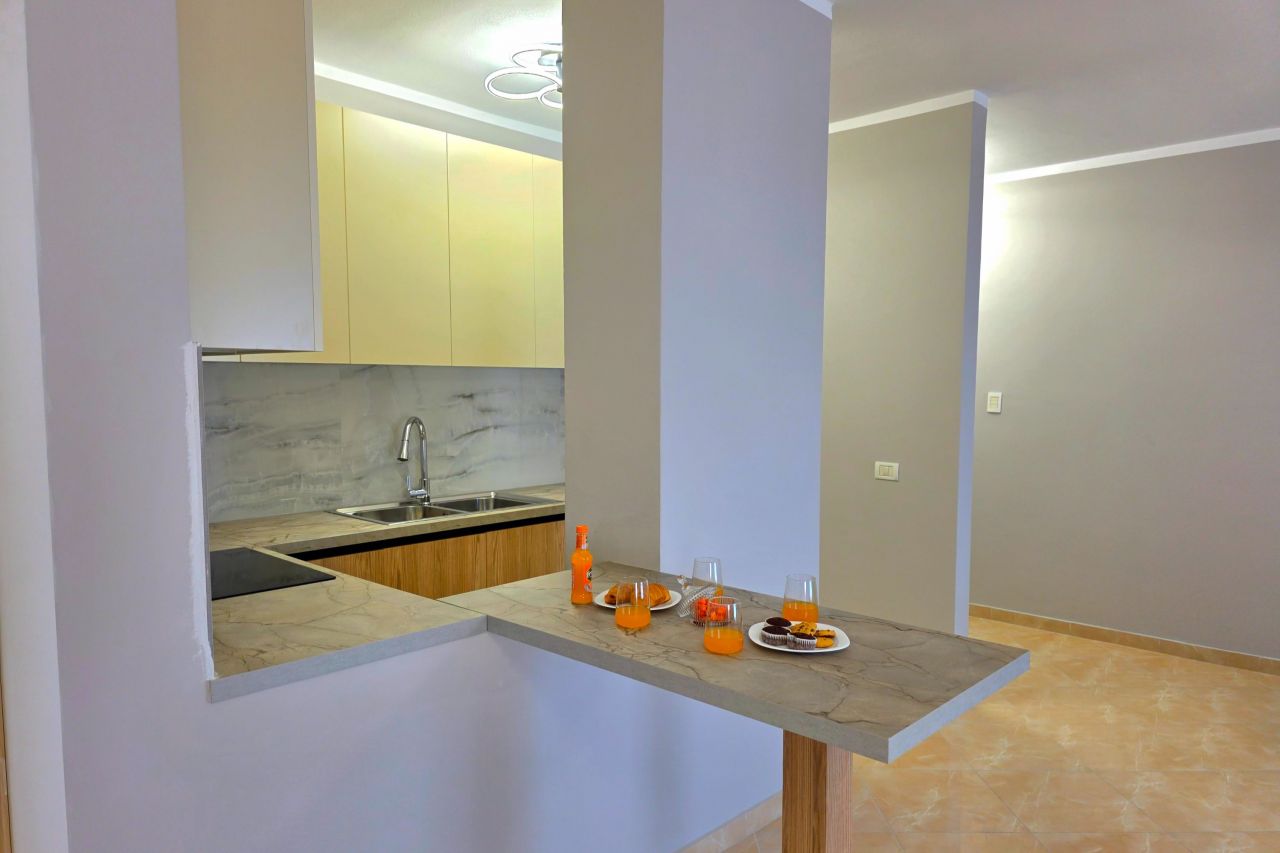 Sea View Holiday Apartment For Rent In Durres Albania With Two Bedrooms And Next To The Sandy  Beach In Golem