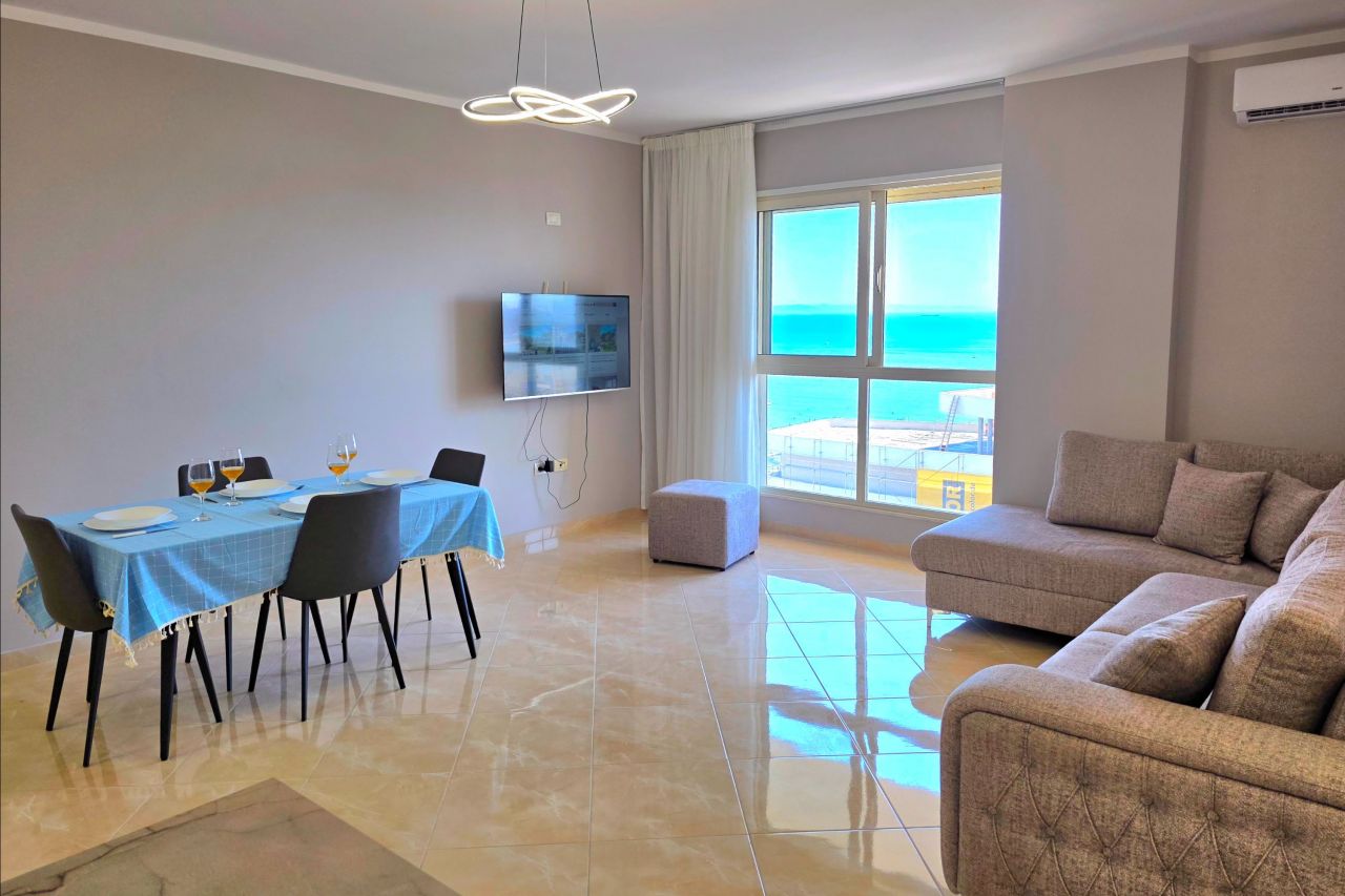 Seaview Holiday Apartment For Rent In Durres, Albania