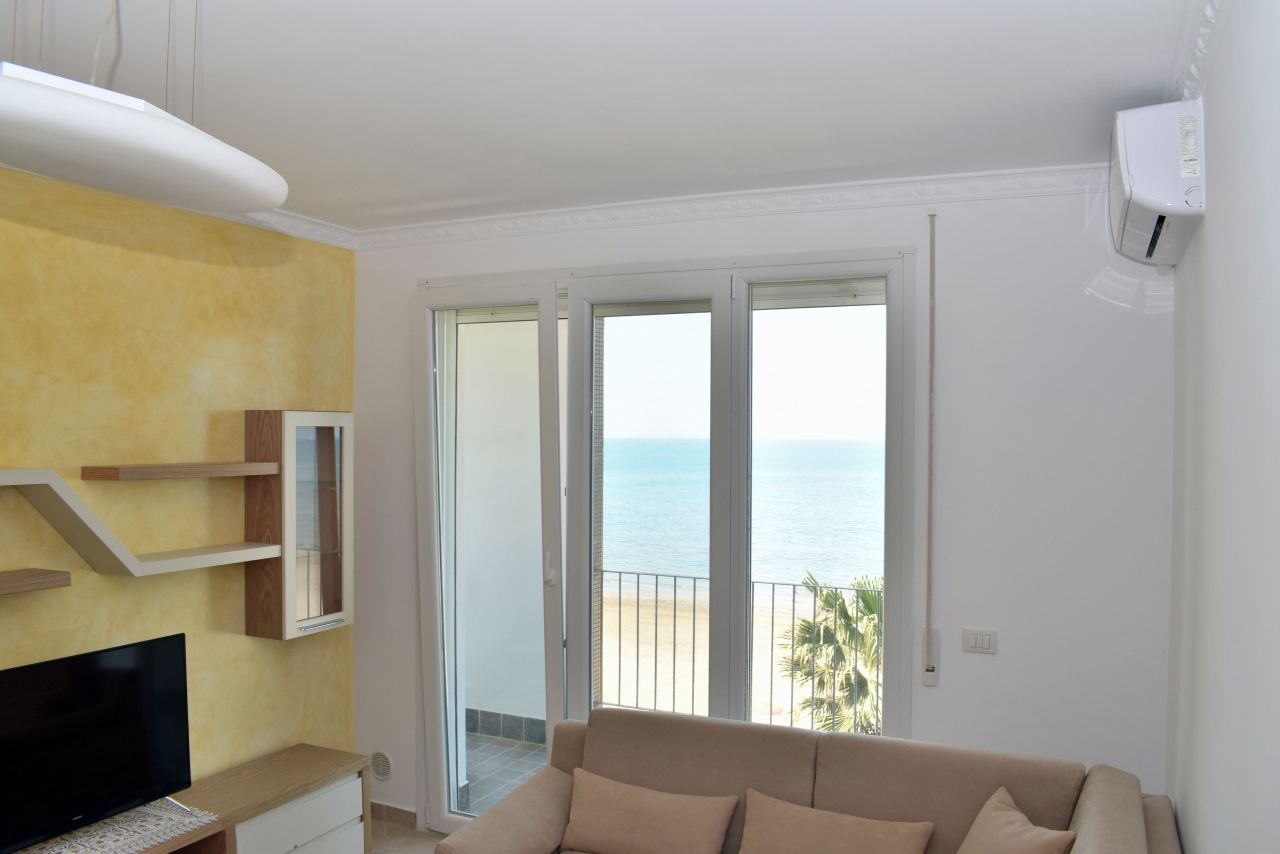 Holiday Sea view Apartment For Rent in Durres Beach