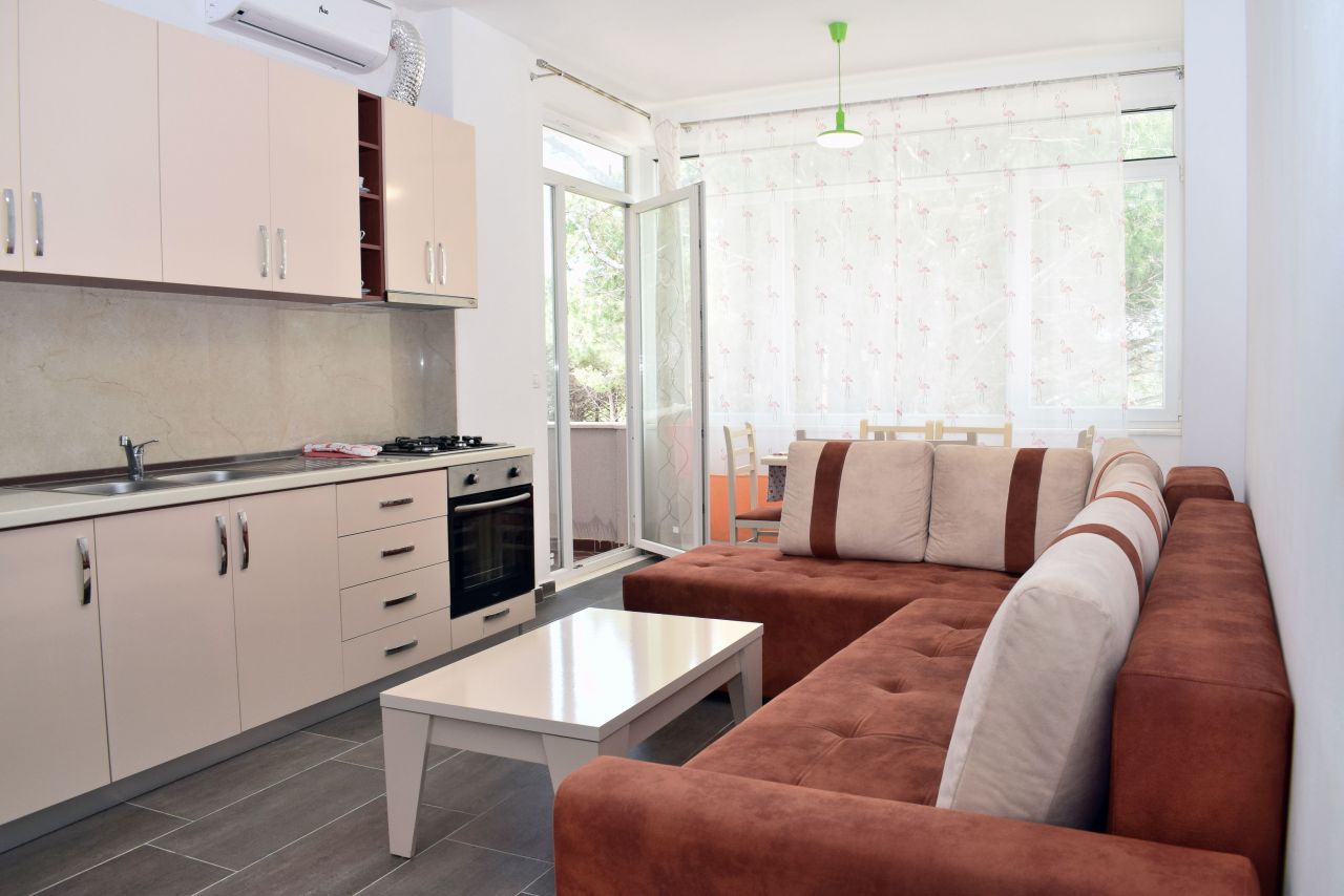 Egy hálószobás apartman kiadó a Lura 2 Resort Gjiri i Lalzit-ban