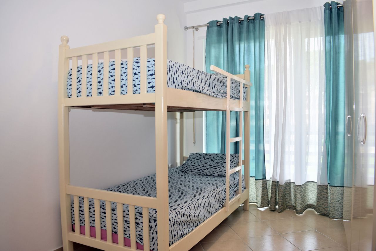 Apartament Pushimi me Tre Dhoma Gjumi me Qira ne Lura 2 Resort Gjiri i Lalzit