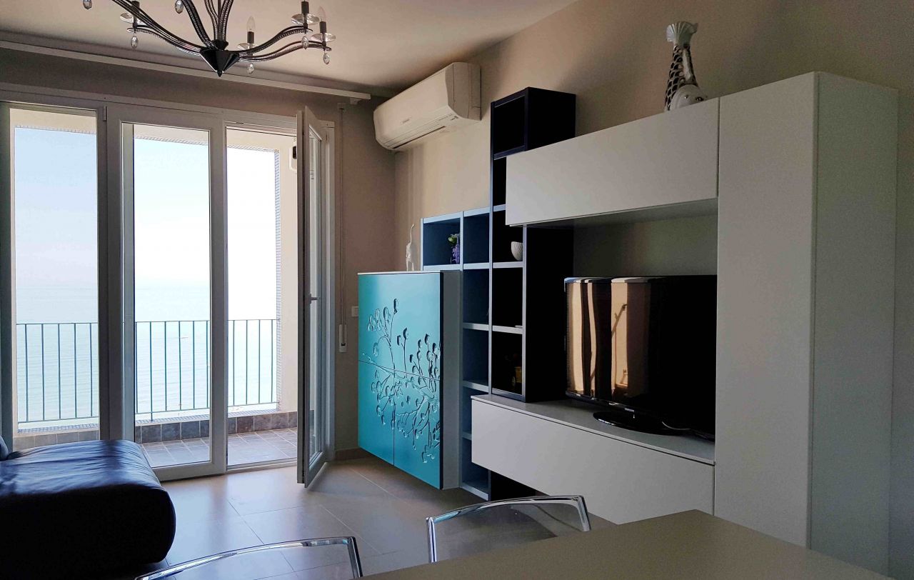 Недвижимость в Албании. Квартира на продажу в Дуррес, Панорамный вид на Адриатическое море.