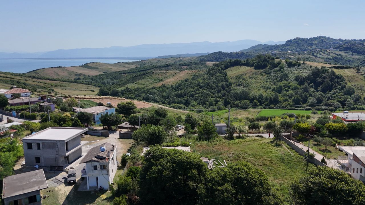 Building Land For Sale In Shetaj Cape Of Rodon Albania To Build House With Sea View