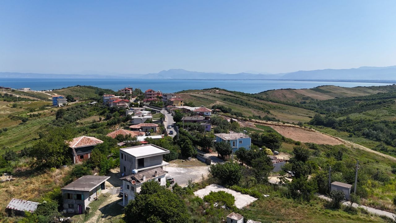 Building Land For Sale In Shetaj Cape Of Rodon Albania To Build House With Sea View