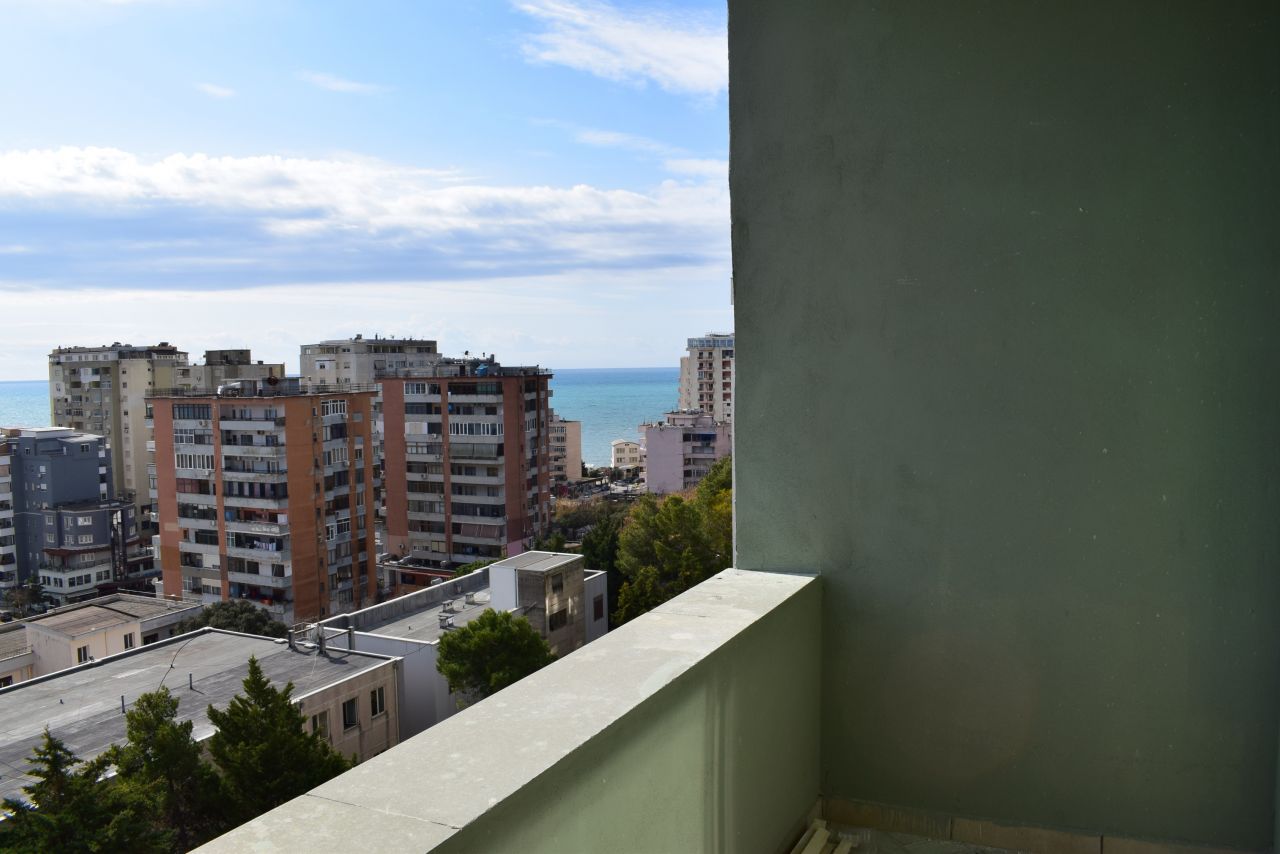 Two bedroom apartment with a sea view for sale in Durres