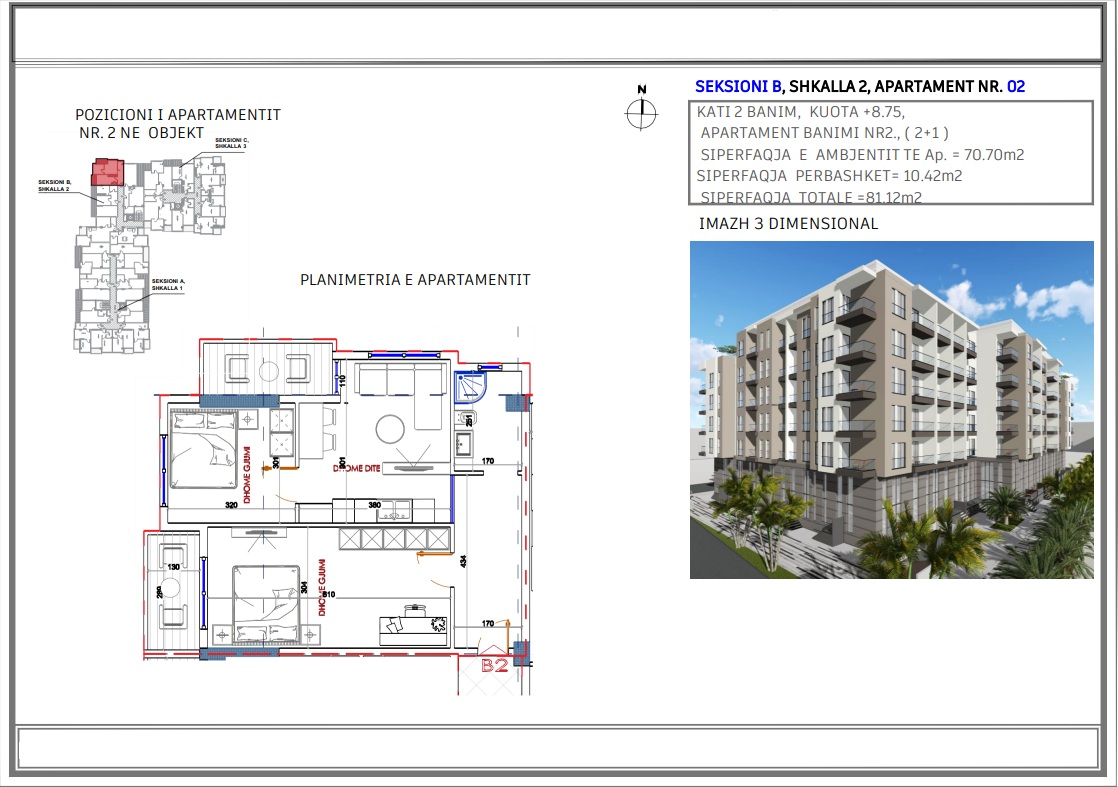 Apartment With Two Bedrooms For Sale In Golem Durres Albania