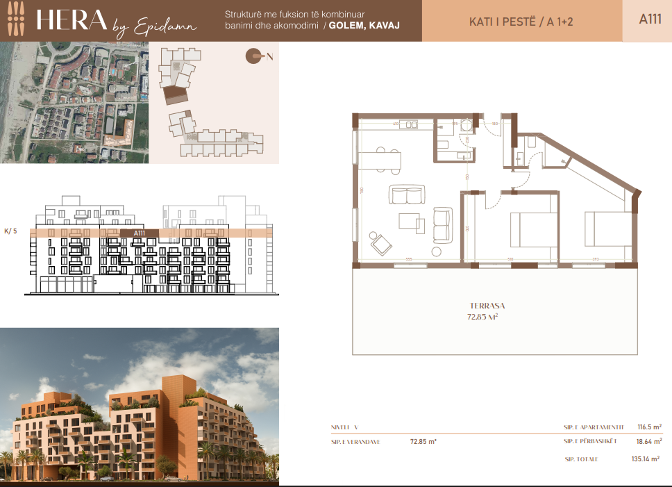 Smart Investment Apartments For Sale Golem Durres Albania Two Bedroom 