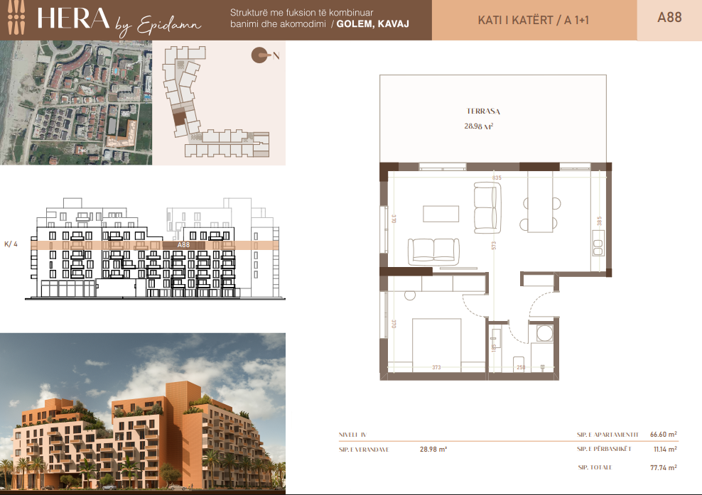 Lakás Eladó Golem Durres