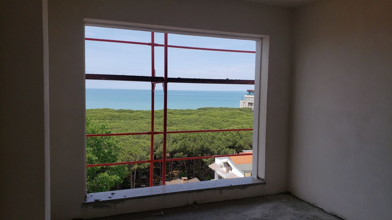 Mieszkanie Z Dwiema Sypialniami Na Sprzedaż W Nowym Budynku Z Widokiem Na Morze W Golem Durres W Albanii W Doskonałej Lokalizacji