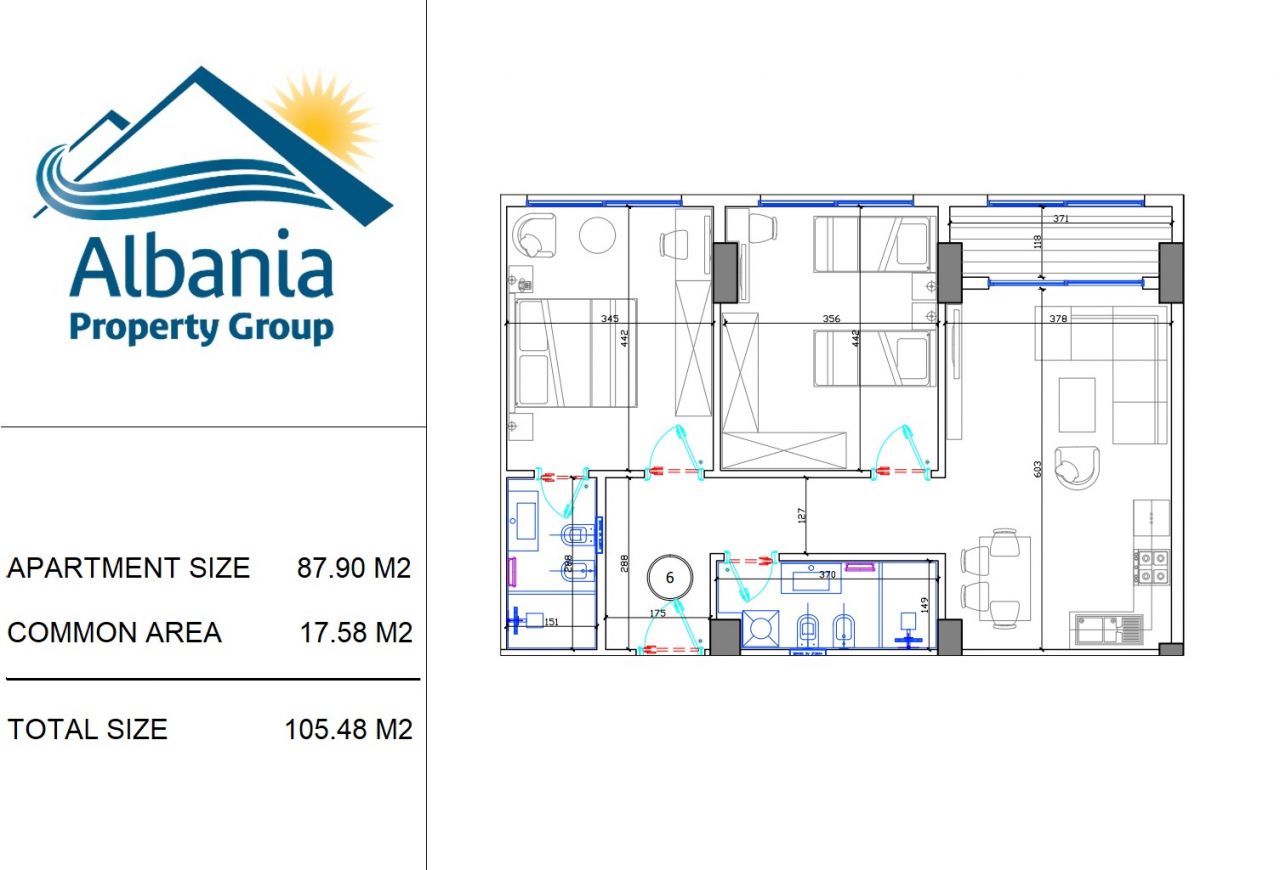 Albania Property For Sale In Golem Durres New Building With Sea View