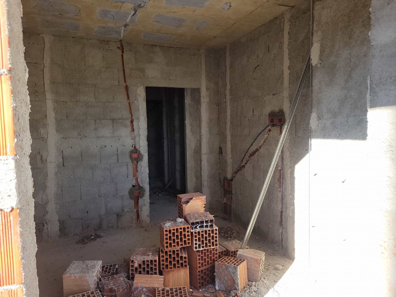 Ny Bygning I Prosess I Golem Durres Albania