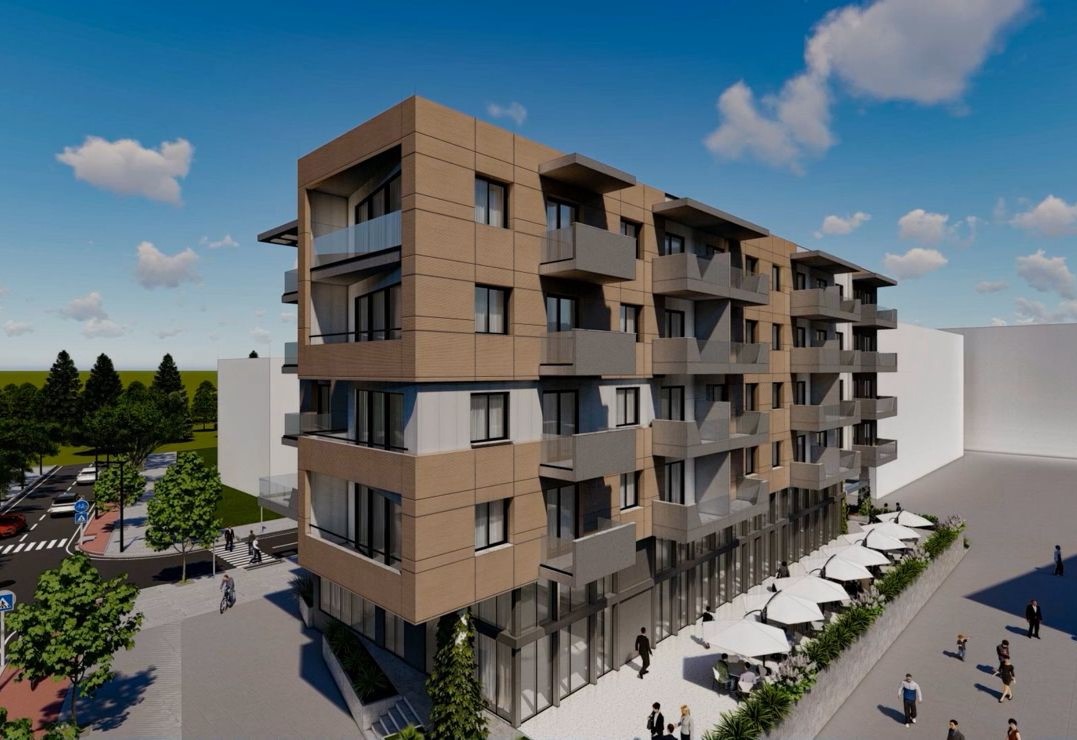 Новые квартиры на продажу в Големе Дуррес Албания строящееся здание