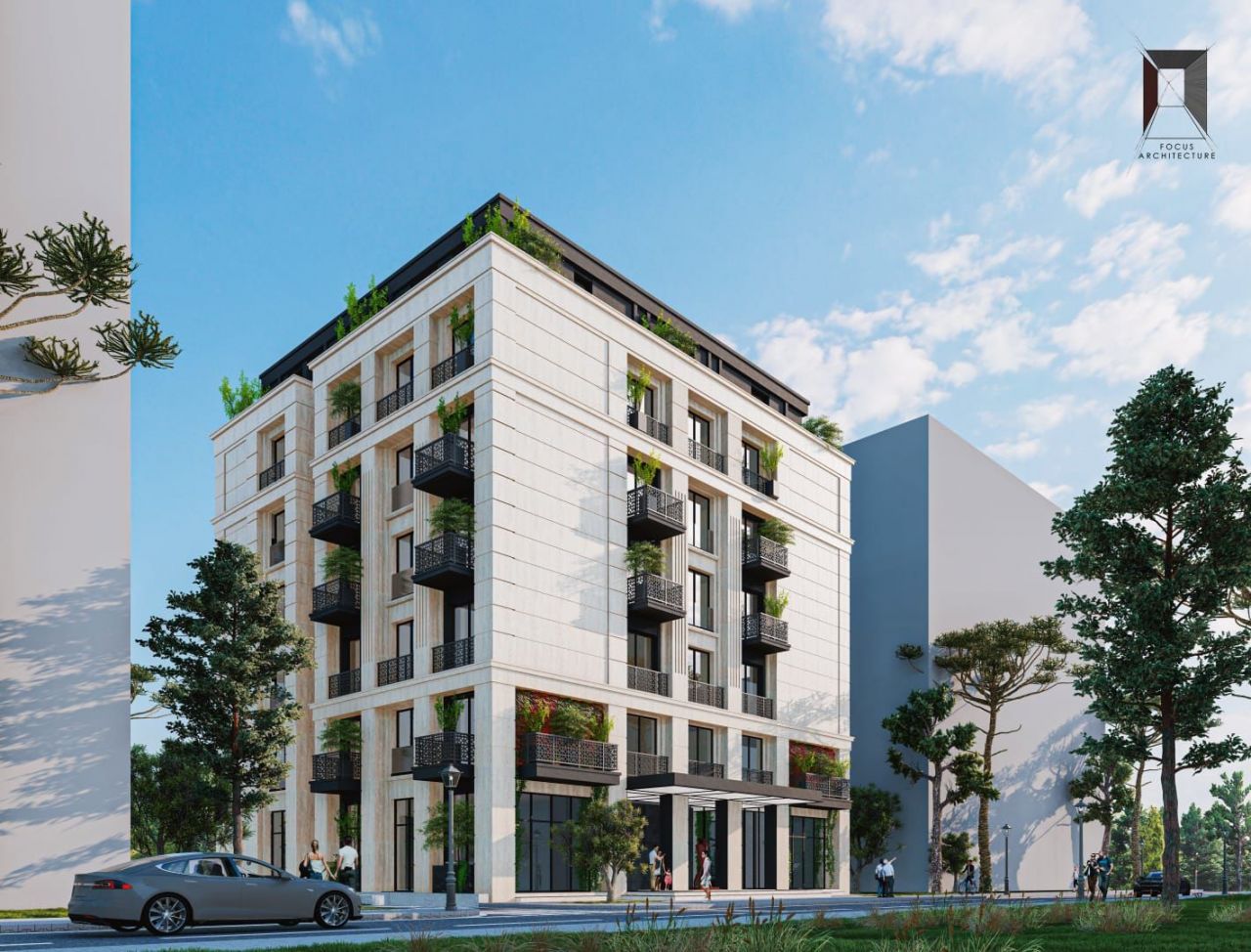 Новые квартиры с видом на море на продажу в стадии строительства в Големе Дуррес Албания