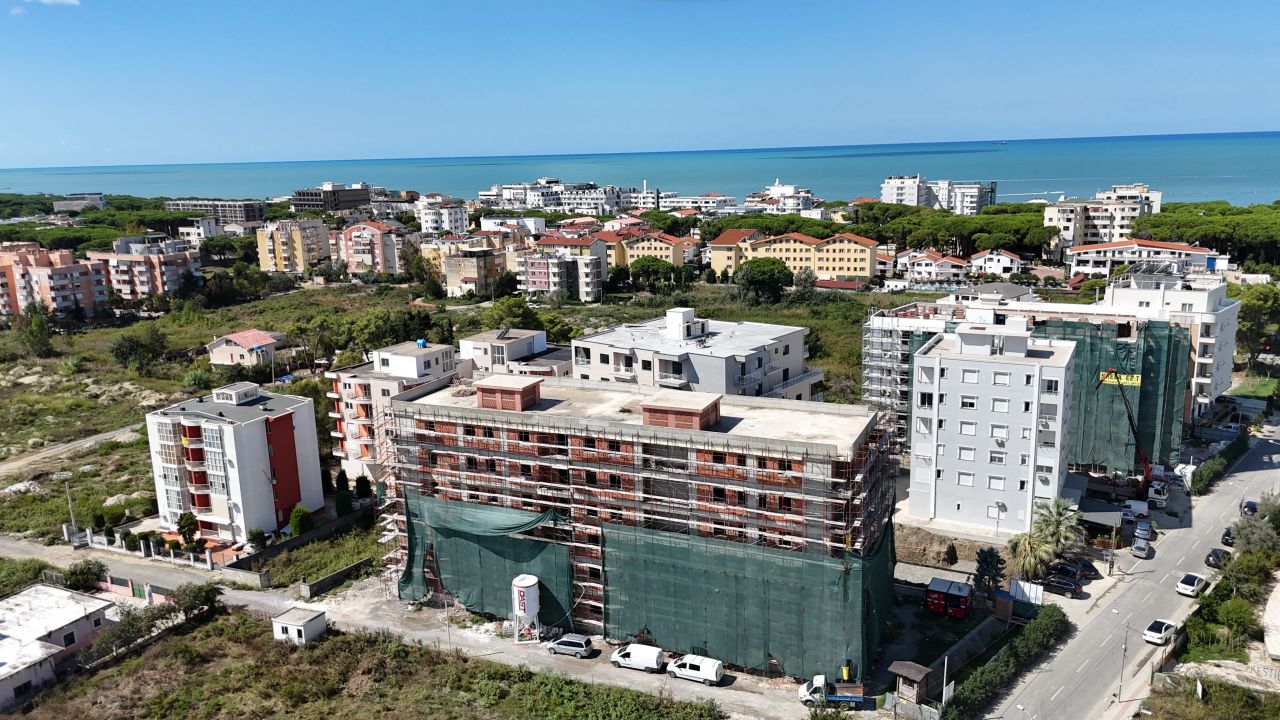 Appartamento In Vendita A Golem Durazzo Albania In Un Nuovo Edificio In Costruzione, Vicino Alla Spiaggia