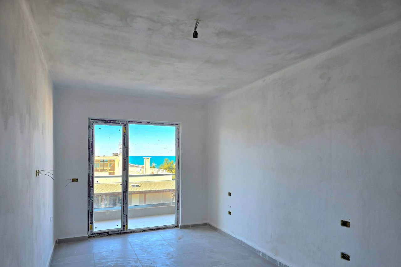 Apartment For Sale In Golem Durres Albania, In A New Residence Under Construction, Close To The Beach