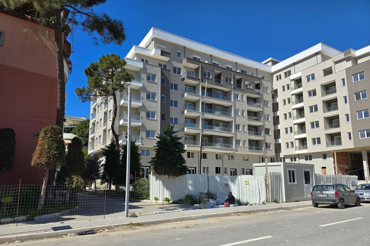 Lakás Eladó Golem Durres-ben Albániában, Csak Néhány Méterre A Tengertől Egy új, építés Alatt álló Rezidenciában