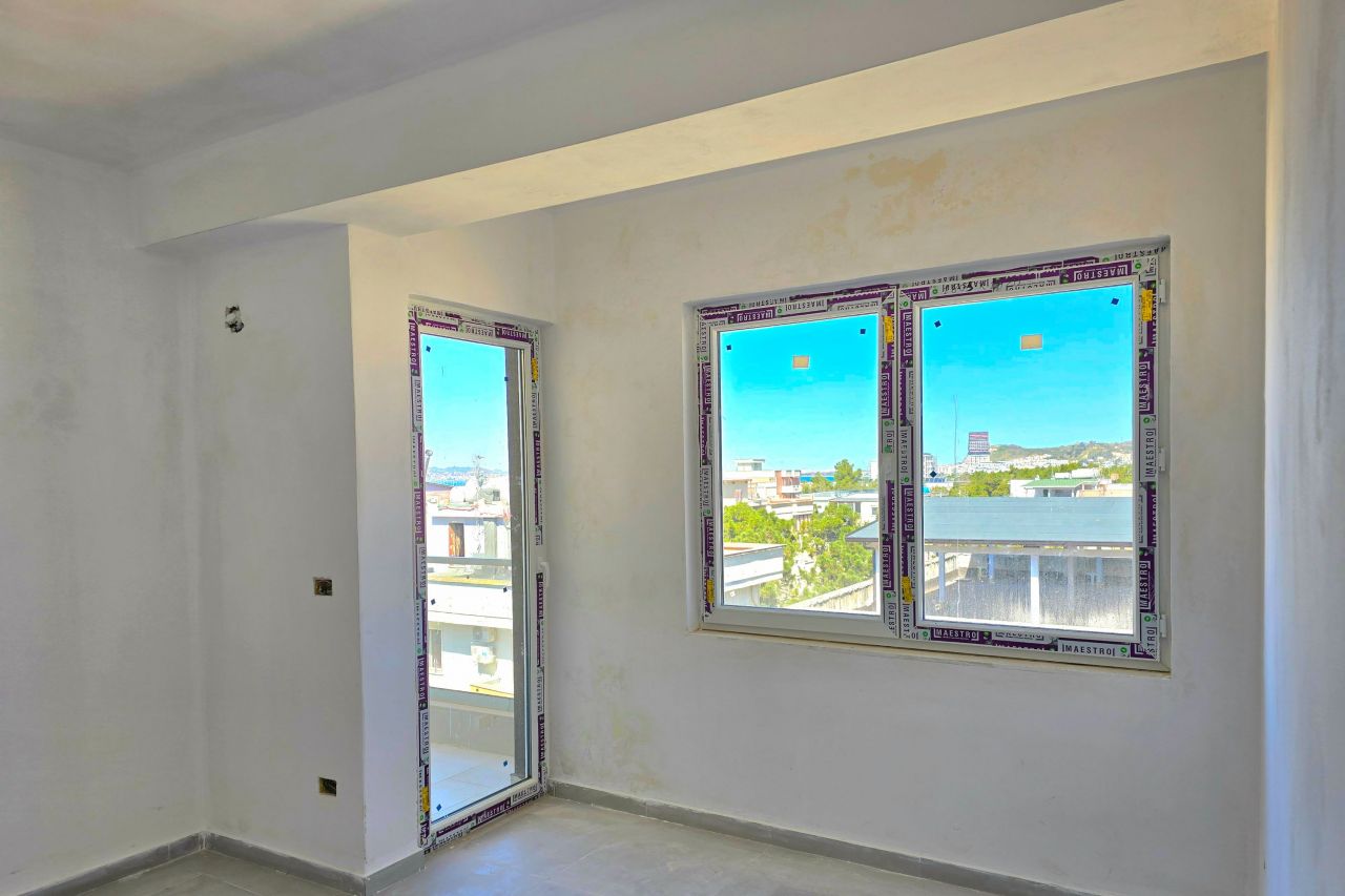 Apartment Mit Zwei Schlafzimmern In Golem Durres Albanien Zum Verkauf In Einem Fast Fertiggestellten Gebäude