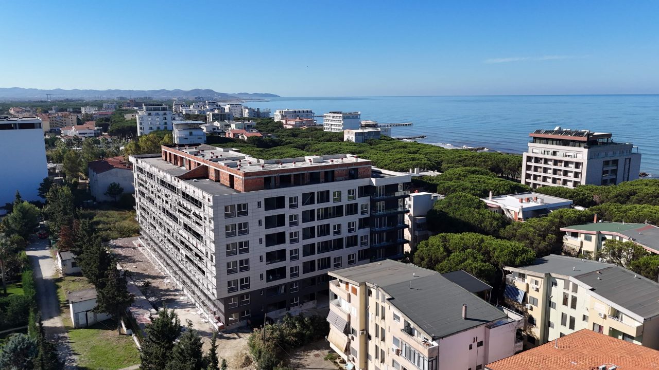 Apartment For Sale In Golem Durres Albania, Located In A Quiet Area, Close To The Beach