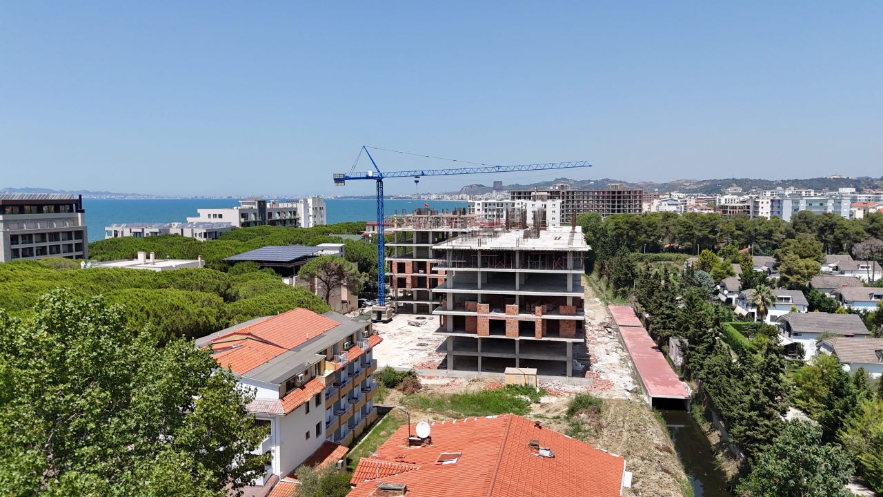 Apartament Per Shitje Ne Golem Durres Shqiperi Ne Nje Pallat Te Ri Ne Ndertim Afer Plazhit