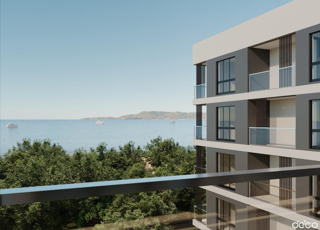 Leilighet Til Salgs I Golem Durres Albania, I En Ny Bygning Under Bygging, 50 Meter Langt Fra Havet