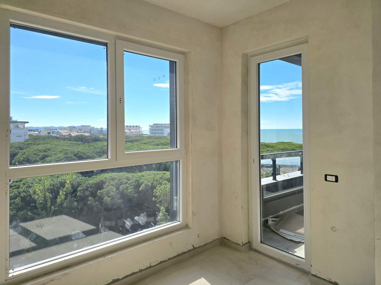 Apartment For Sale In Golem Durres Albania, In A New Building Under Construction, 50 Meters Far From The Sea