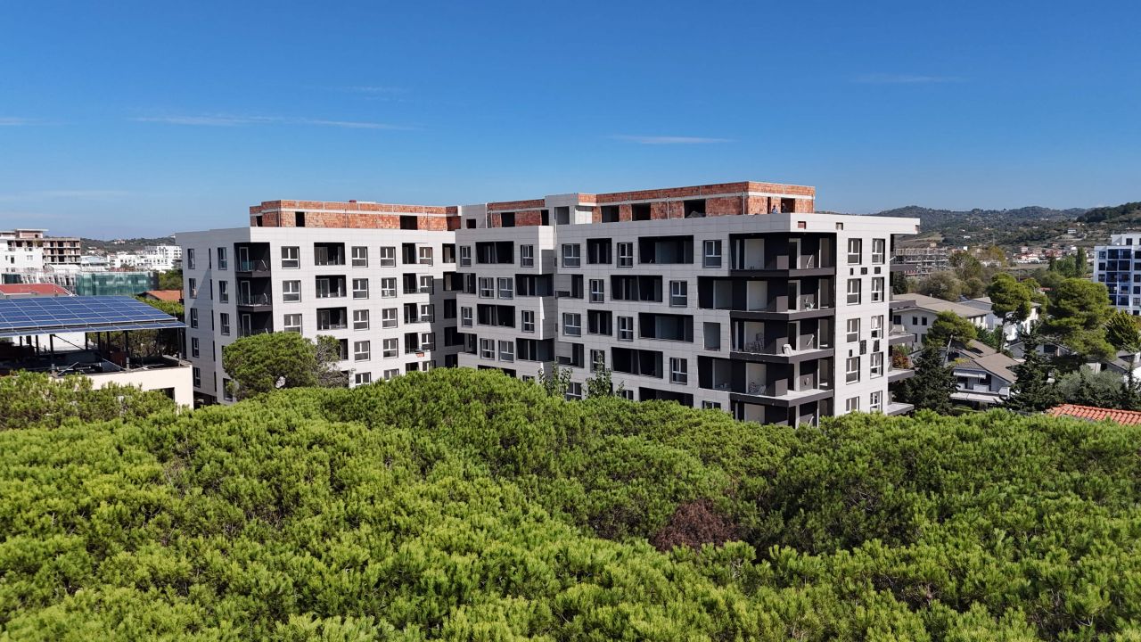 Apartment For Sale In Golem Durres Albania, In A New Building Under Construction, Close To The Beach