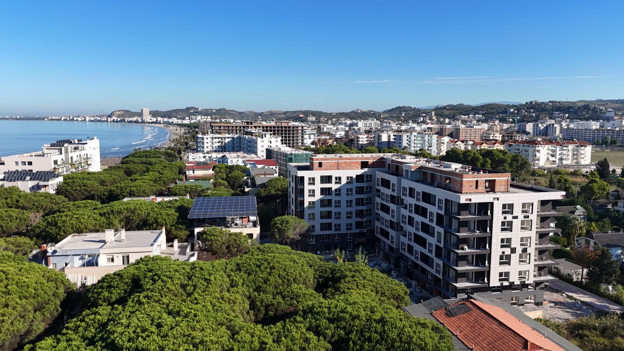 Apartment For Sale In Golem Durres Albania, In A New Building Under Construction, Close To The Beach