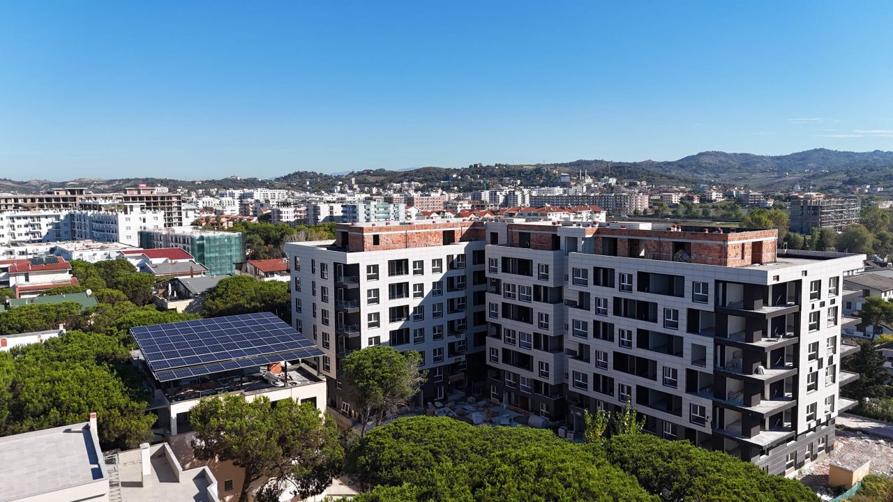 Wohnung Zum Verkauf In Golem Durres, Albanien, In Einem Neuen Gebäude Im Bau, Nahe Am Strand