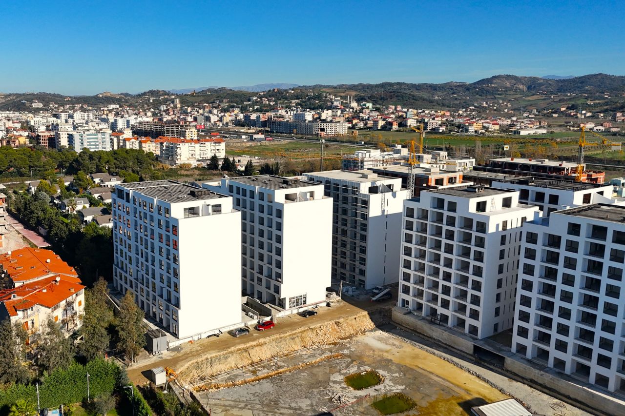 Wohnung Zum Verkauf In Golem Durres, Albanien, In Einem Neuen Gebäude Im Bau, Nahe Am Strand