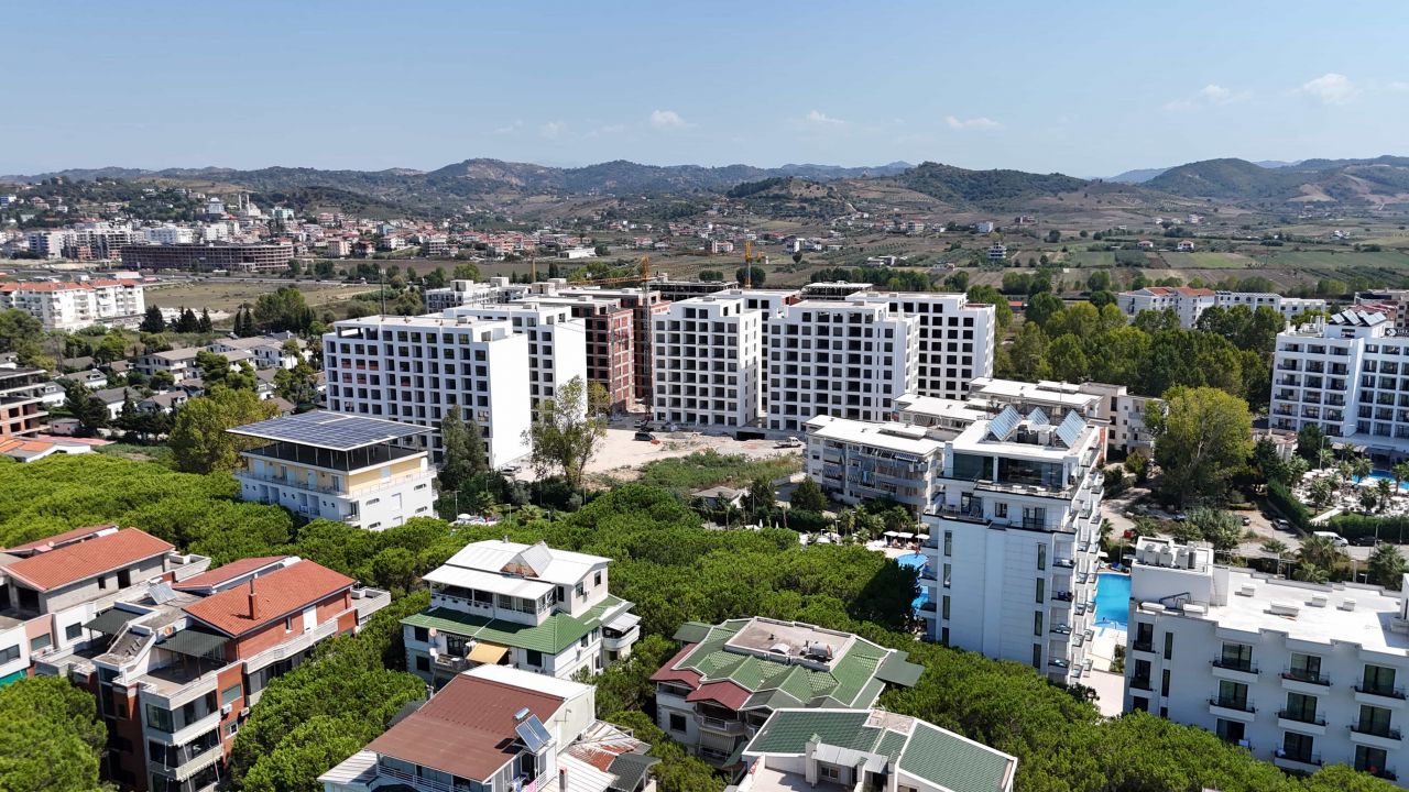 Apartament Per Shitje Ne Golem Durres Shqiperi Ne Nje Pallat Te Ri Ne Ndertim Afer Plazhit