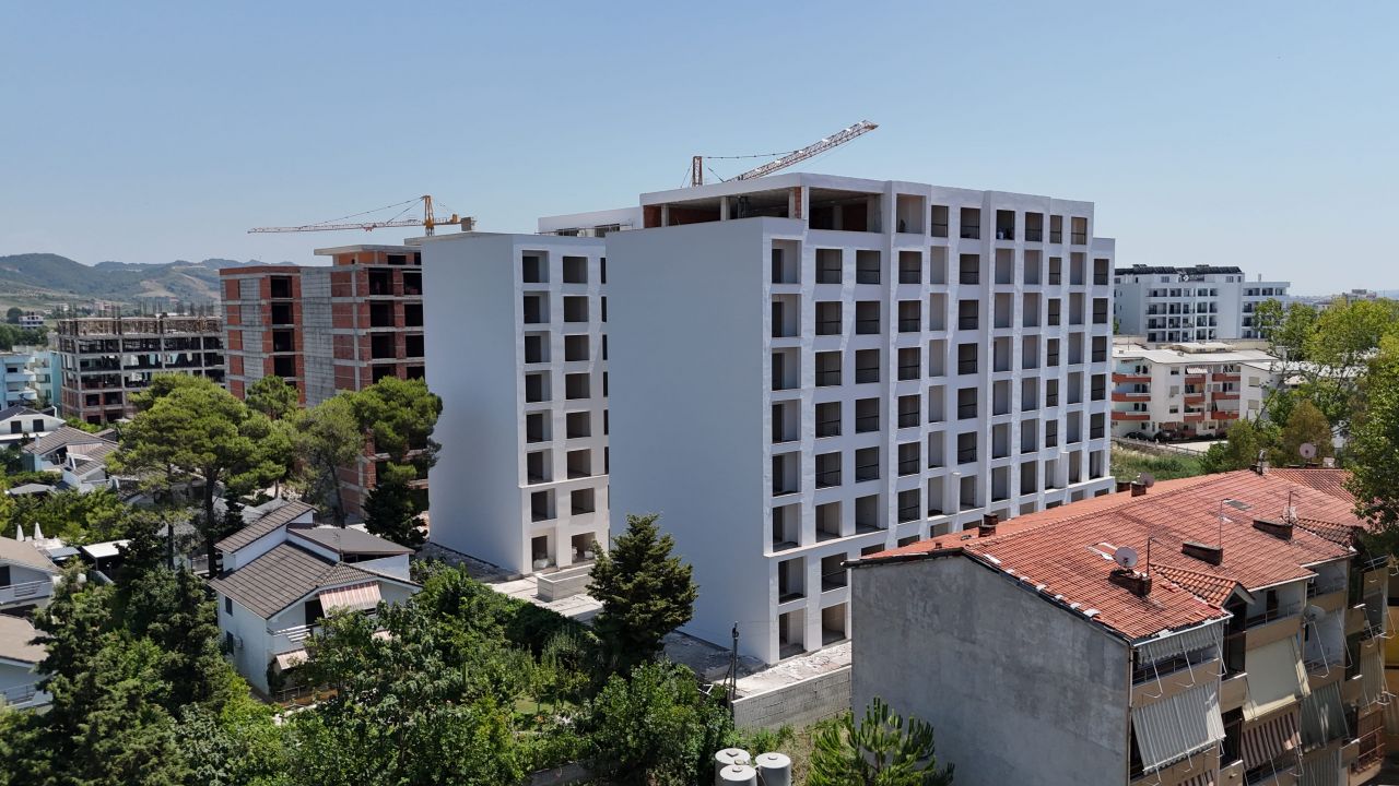 Leilighet Til Salgs I Golem Durres Albania, I En Ny Bygning Under Bygging, Nær Stranden