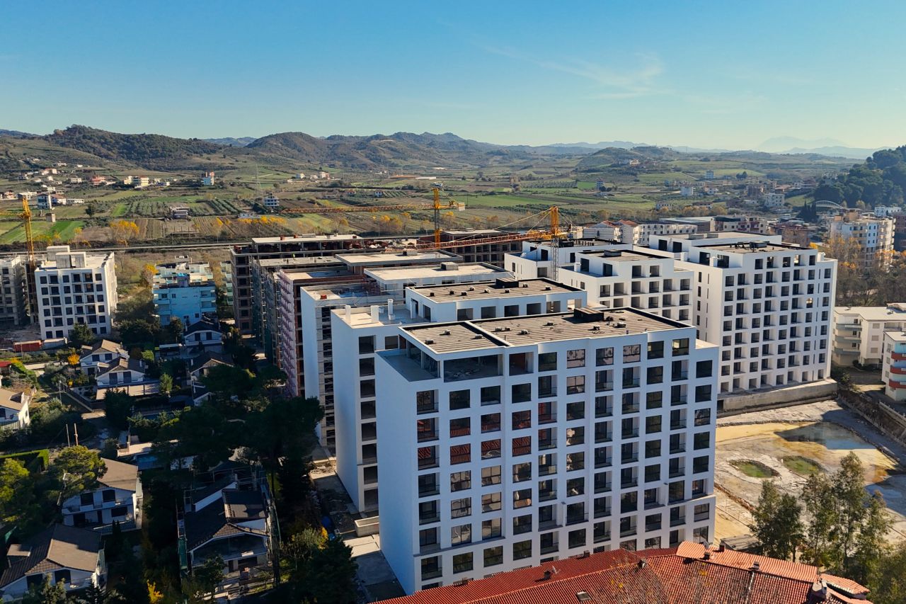 Wohnung Zum Verkauf In Golem Durres, Albanien, In Einem Neuen Gebäude Im Bau, Nahe Am Strand