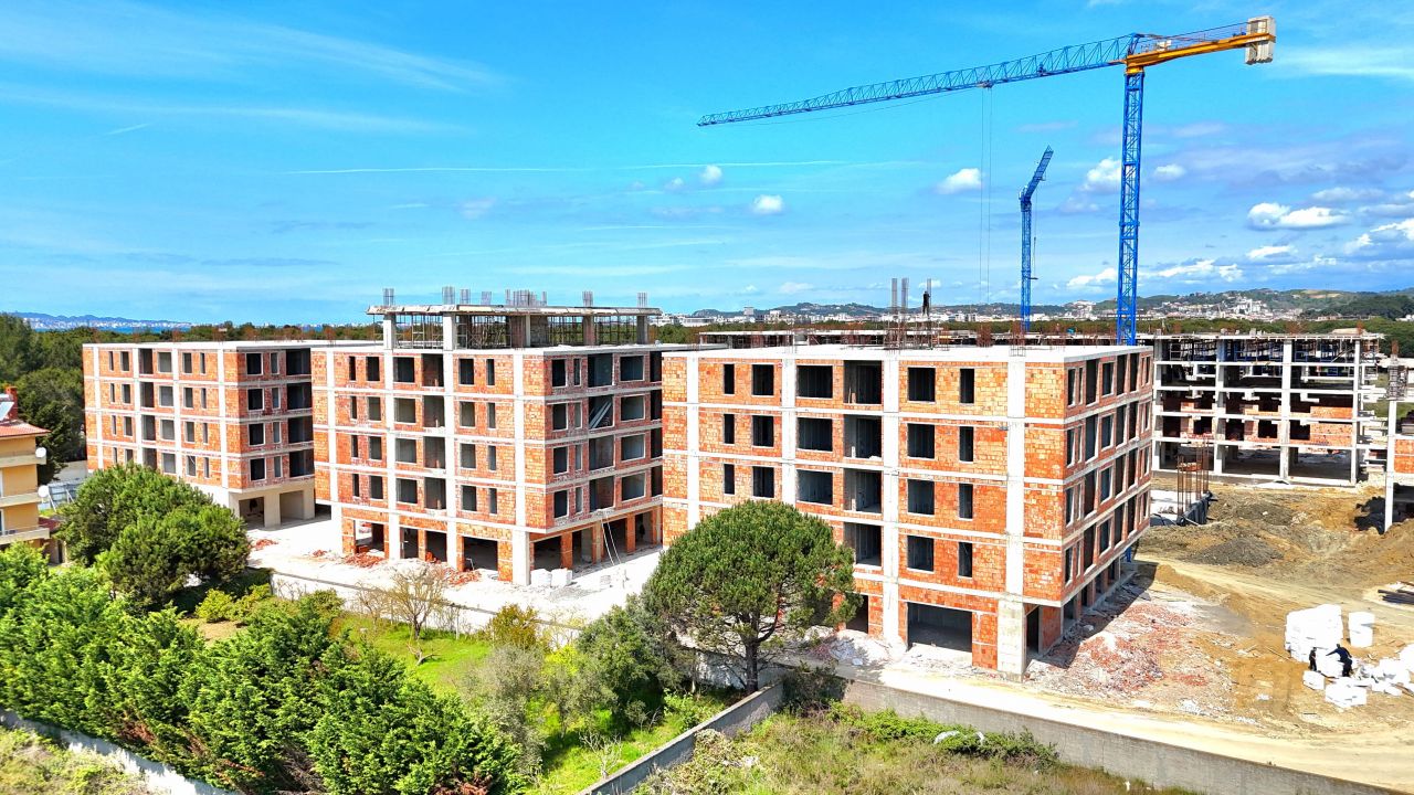 Apartment For Sale InQerret Durres Albania, In A New Building Under Construction, Close To The Beach