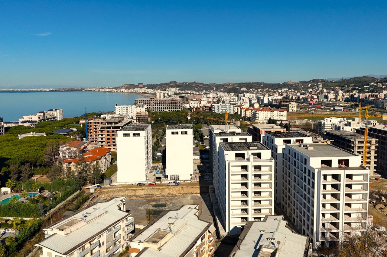 Apartament Per Shitje Ne Golem Durres Shqiperi Ne Nje Pallat Te Ri Ne Ndertim Afer Plazhit