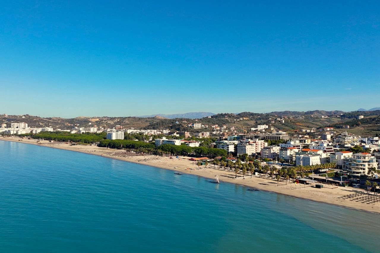 Wohnung Zum Verkauf In Golem Durres, Albanien, In Einem Neuen Gebäude Im Bau, Nahe Am Strand