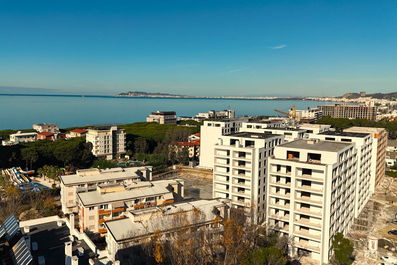 Wohnung Zum Verkauf In Golem Durres, Albanien, In Einem Neuen Gebäude Im Bau, Nahe Am Strand