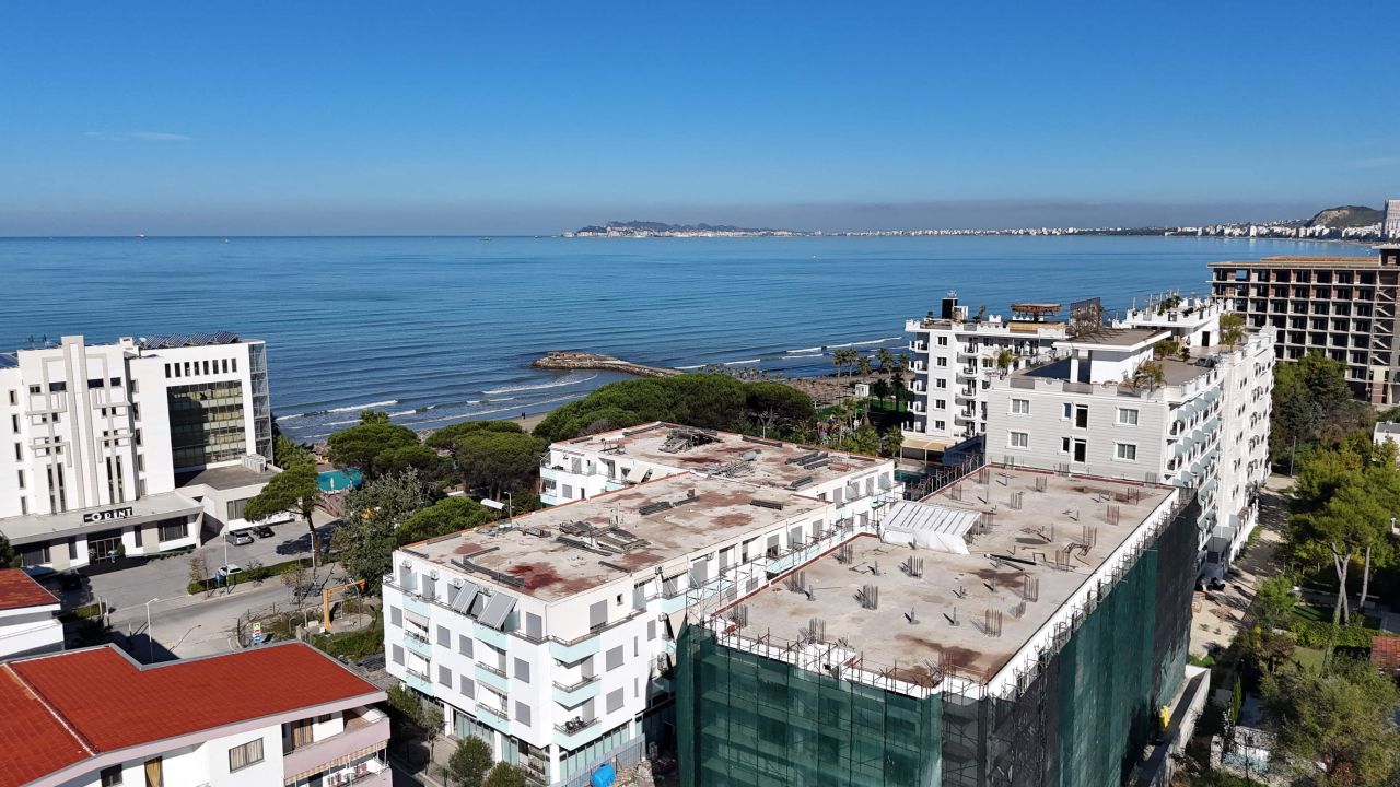 Apartment For Sale In Golem Durres Albania, In A New Building Under Construction, Close To The Beach