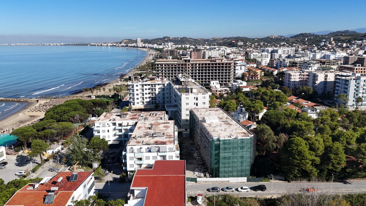 Studio For Sale In Golem Durres Albania, In A New Building Under Construction, Close To The Beach