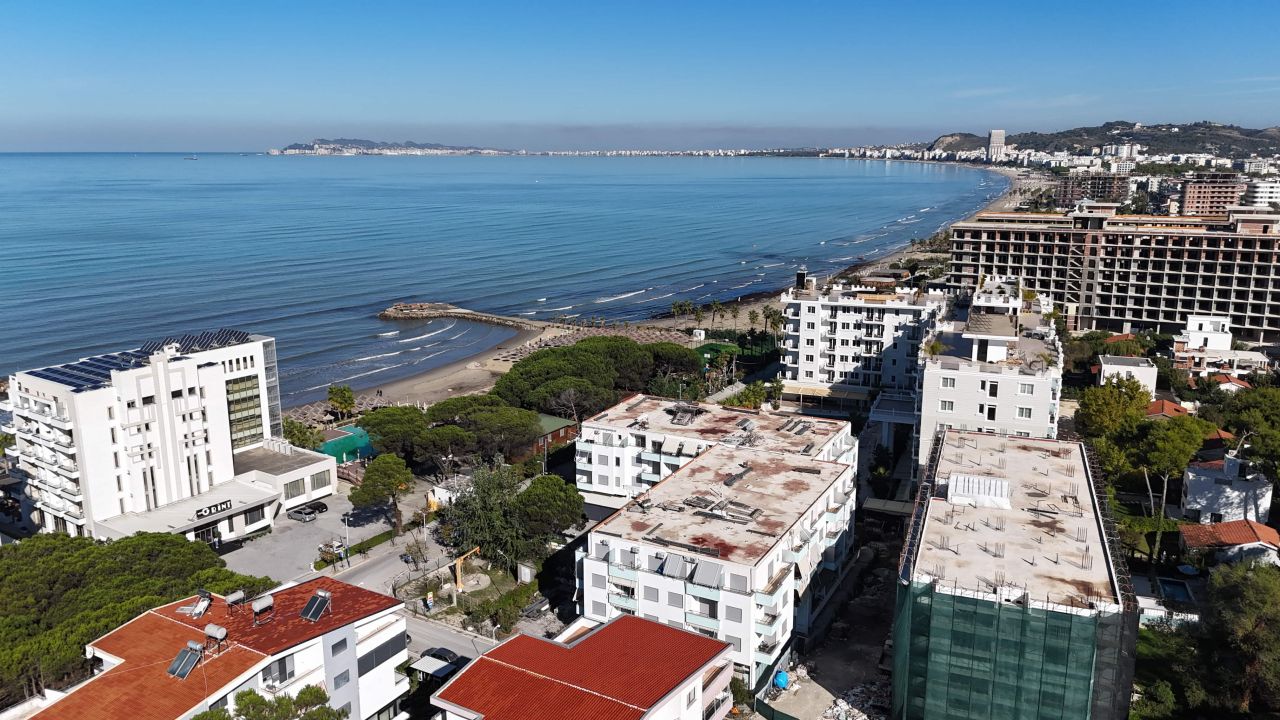 Studio For Sale In Golem Durres Albania, In A New Building Under Construction, Close To The Beach