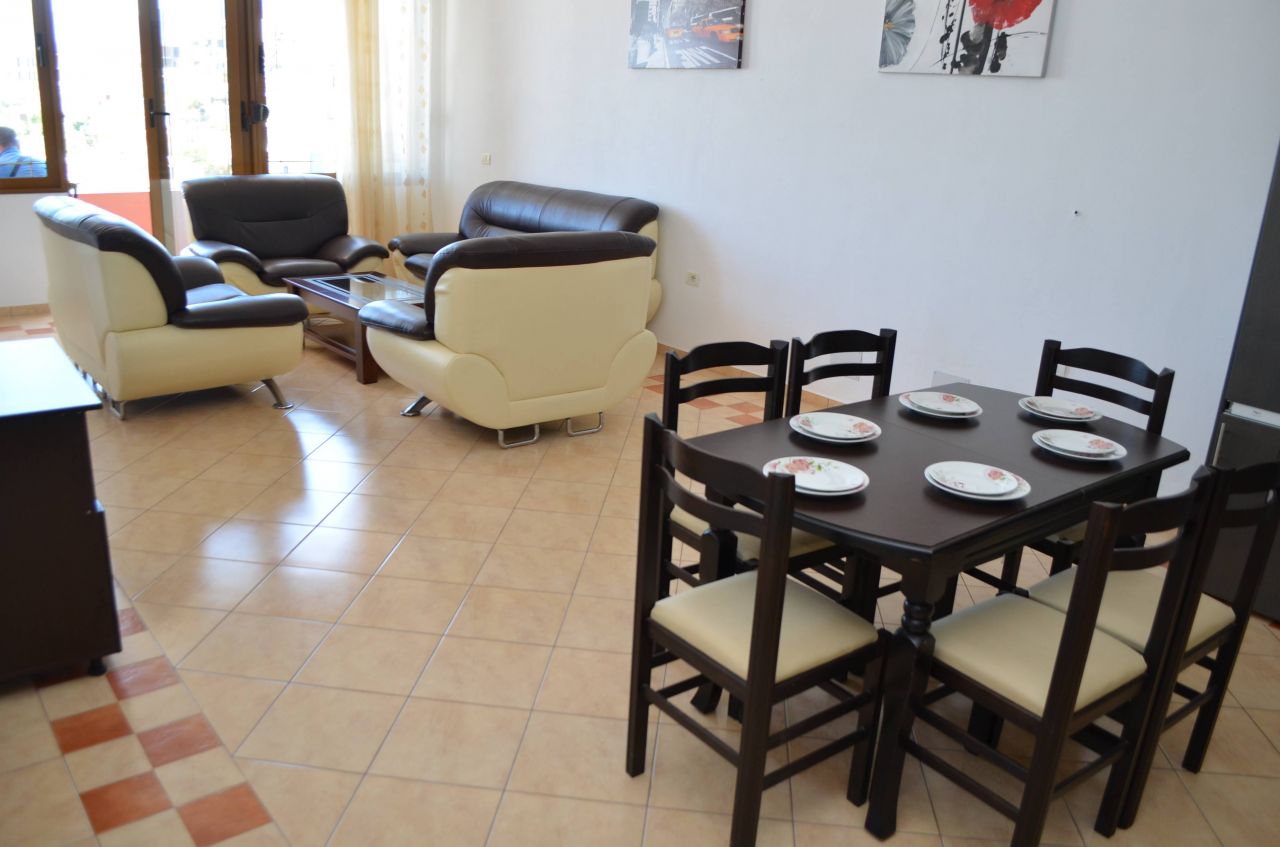 A three bedrooms Albania holiday apartment for rent in Ksamil.