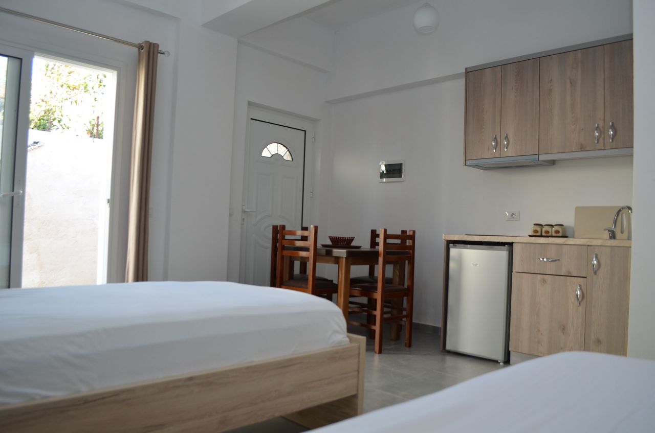 HOLIDAY STUDIO  APARTMENT FOR RENT IN KSAMIL, ALBANIA